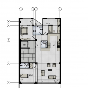 Second & Forth Floor Plan